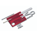 Victorinox Swisscard Nailcare Röd transparent  Victorinox Swisscard Nailcare Röd transparent