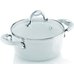 Bialetti Gryta med lock Ceramic White Line 20 cm, 2,5 L Bialetti Gryta med lock Ceramic White Line 20 cm, 2,5 L
