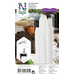 Nelson Garden sticketikett plast vita 30st