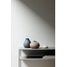 Nona, set med 3 vaser - pewter, micro chip, bark - blomus - Blomus