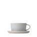 Set 2 st kaffekoppar & fat, stengods, sablo - Blomus Set 2 st kaffekoppar & fat, stengods, sablo - Blomus
