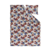 Brene satin 150x210 vinröd