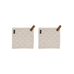 Grytlappar 2-pack sand