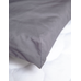 Kuvertlakan percale 90x200 mörkgrå