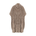 Poncho cozy latte