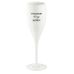 Cheers champagne is the answer, champagneglas med print 6-pa - Koziol