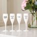 Cheers champagne is the answer, champagneglas med print 6-pa - Koziol