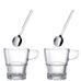 Kaffeset - kaffekopp och sked x 2 - Leonardo Kaffeset - kaffekopp och sked x 2 - Leonardo