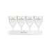 Glas och bricka med logo transparent Glas och bricka med logo transparent