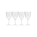 Glas och bricka neutral transparent