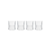Roterande whiskeyglas 4-pack transparent