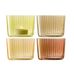 Lsa ljuslyktor gems amber 4-pack