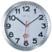 Station ø34,8 väggklocka borstat aluminium - Nextime