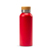 Termosflaska med bambulock 50 cl röd