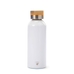 Termosflaska med bambulock 50 cl vit