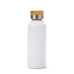 Termosflaska med bambulock 50 cl vit