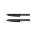 Blacksmith knivar 2-pack med skärbräda svart