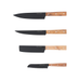 Knivset 4-pack svart