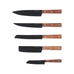 Knivset 5-pack svart