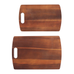 Skärbrädor 2-pack brun
