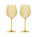 Vinglas 2-pack guld