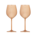 Vinglas 2-pack koppar