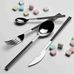 Pintinox bestickset 24-del sushi queen ebony pintinox