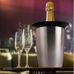 Vacuvin vacuvin champagnekylare active elegant silver/svart Vacuvin vacuvin champagnekylare active elegant silver/svart