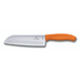 Santokukniv räfflad 17cm orange - Victorinox